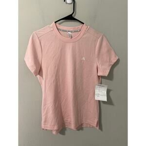 NWT Adidas Go-To Crew Tee Athletic Golf Performance Shirt, Pink Size Medium